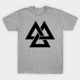 Ritual viking valknut amulet graphic illustration T-Shirt